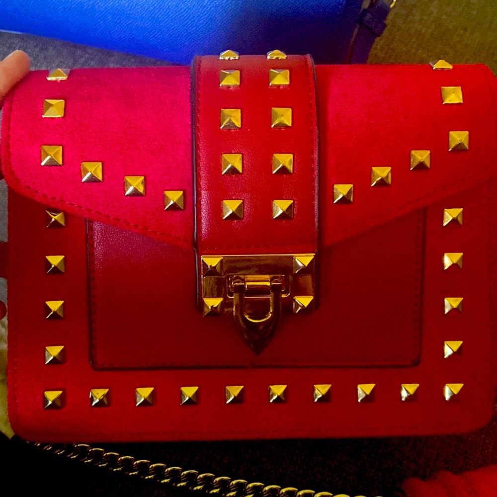 Red Cross studded small bag